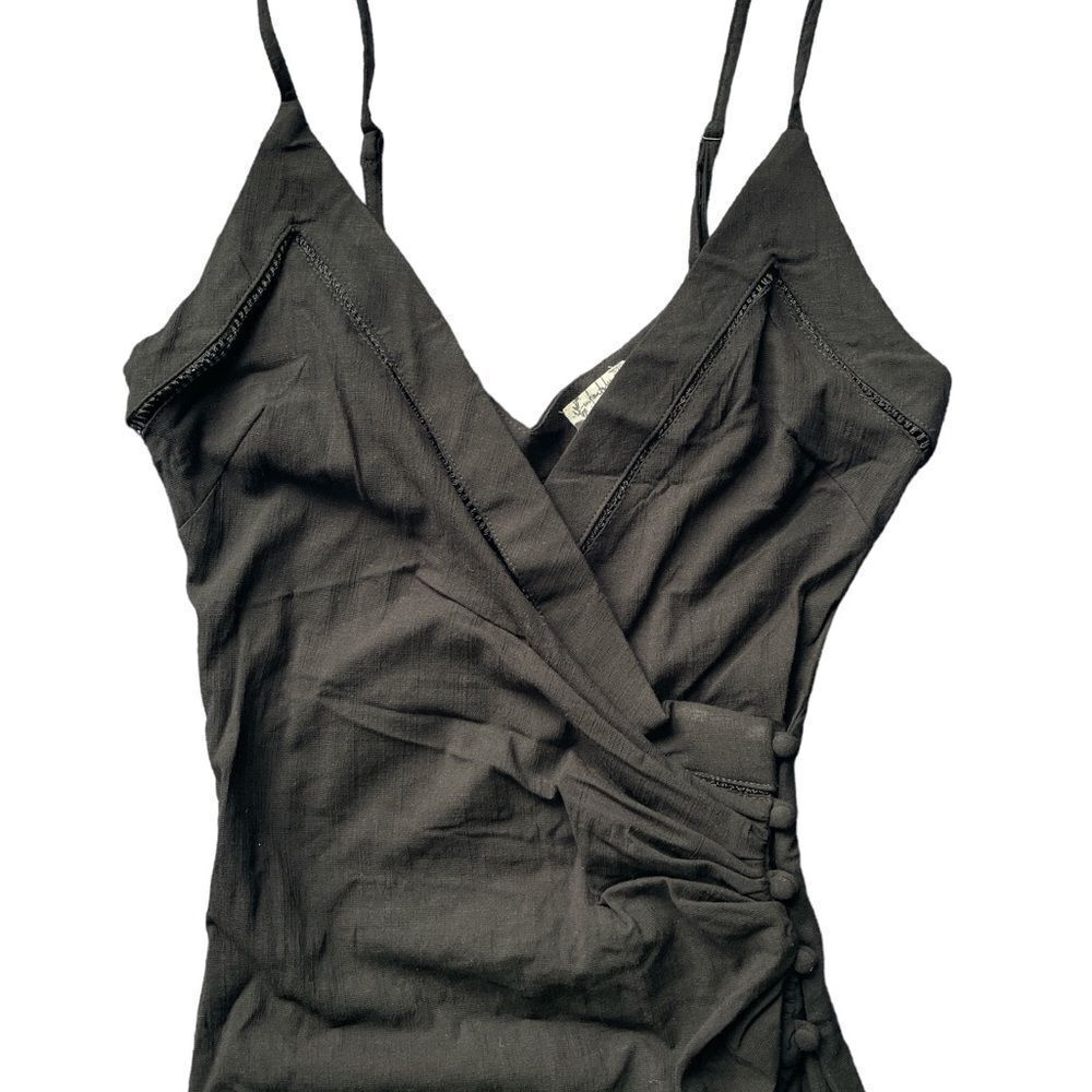 NWOT FREE PEOPLE INTIMATELY BLACK DYLAN BODYCON MINI DRESS XS - Picture 7 of 12
